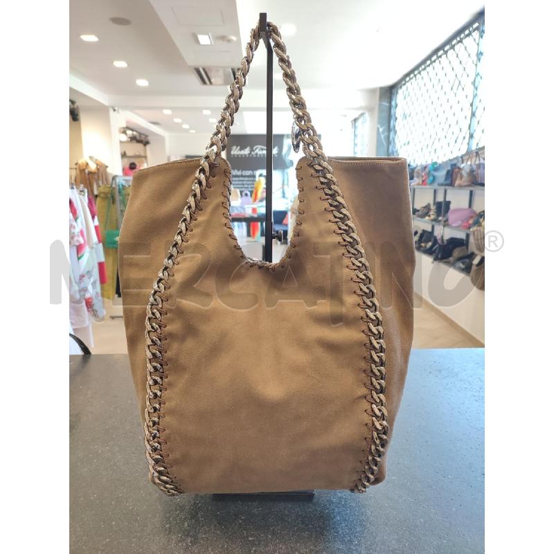 BORSA DONNA MARRONE STELLA MC CARTNEY | Mercatino dell'Usato Roma montemario 1