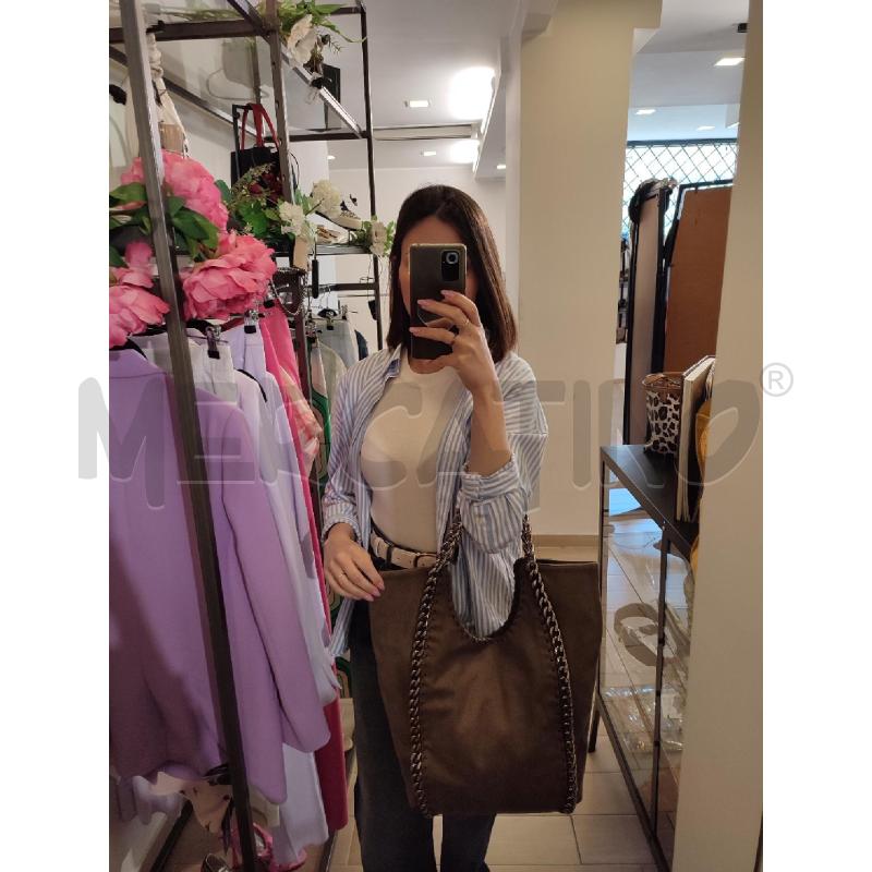 BORSA DONNA MARRONE STELLA MC CARTNEY | Mercatino dell'Usato Roma montemario 4