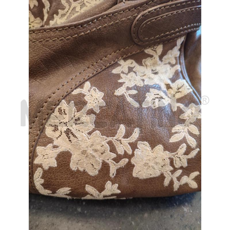 BORSA DONNA MARRONE VALENTINO URBAN LACE  | Mercatino dell'Usato Roma montemario 3