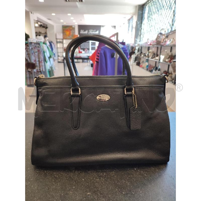 BORSA DONNA NERA COACH + TRACOLLA  | Mercatino dell'Usato Roma montemario 1