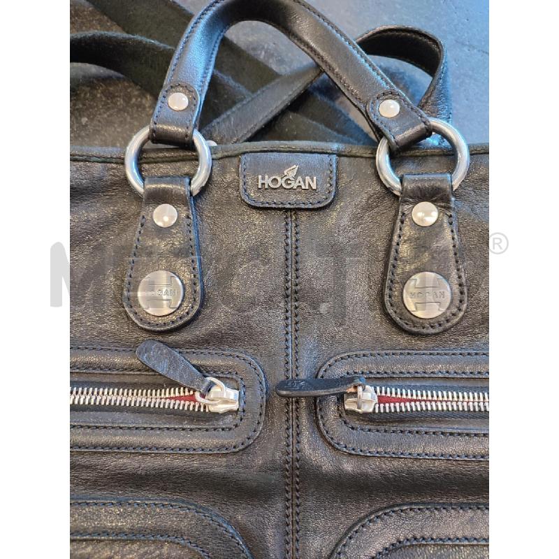 BORSA DONNA NERA HOGAN PELLE | Mercatino dell'Usato Roma montemario 3