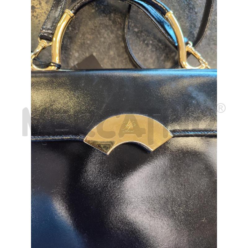 BORSA DONNA NERA KELLI LAGERFELD+ TRACOLLA | Mercatino dell'Usato Roma montemario 4