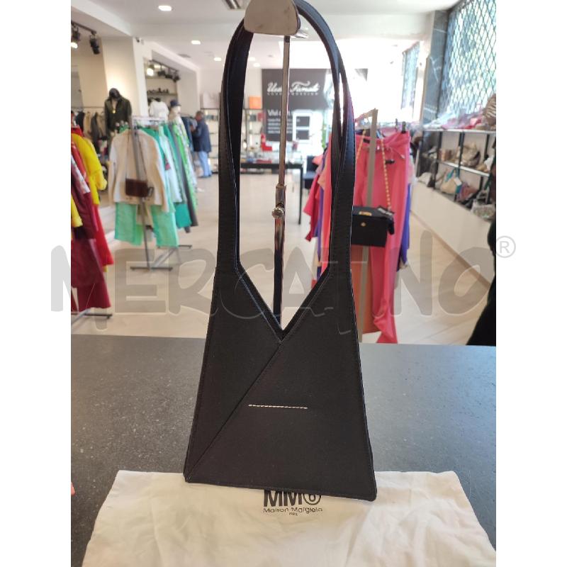 BORSA DONNA NERA MAISON MARTIN MARGIELA MM6 | Mercatino dell'Usato Roma montemario 1