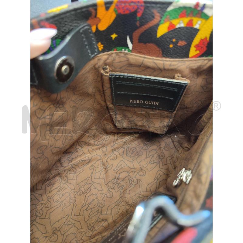 BORSA DONNA NERA PIERO GUIDI CIRCUS | Mercatino dell'Usato Roma montemario 3