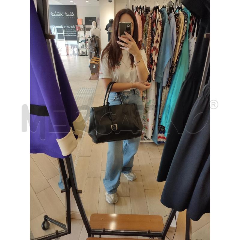 BORSA DONNA NERA SALVATORE FERRAGAMO DA RIV | Mercatino dell'Usato Roma montemario 5