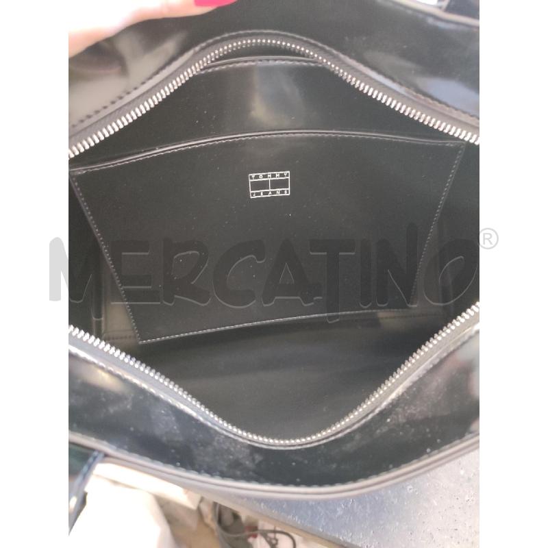 BORSA DONNA NERA TOMMY HILFIGER | Mercatino dell'Usato Roma montemario 3