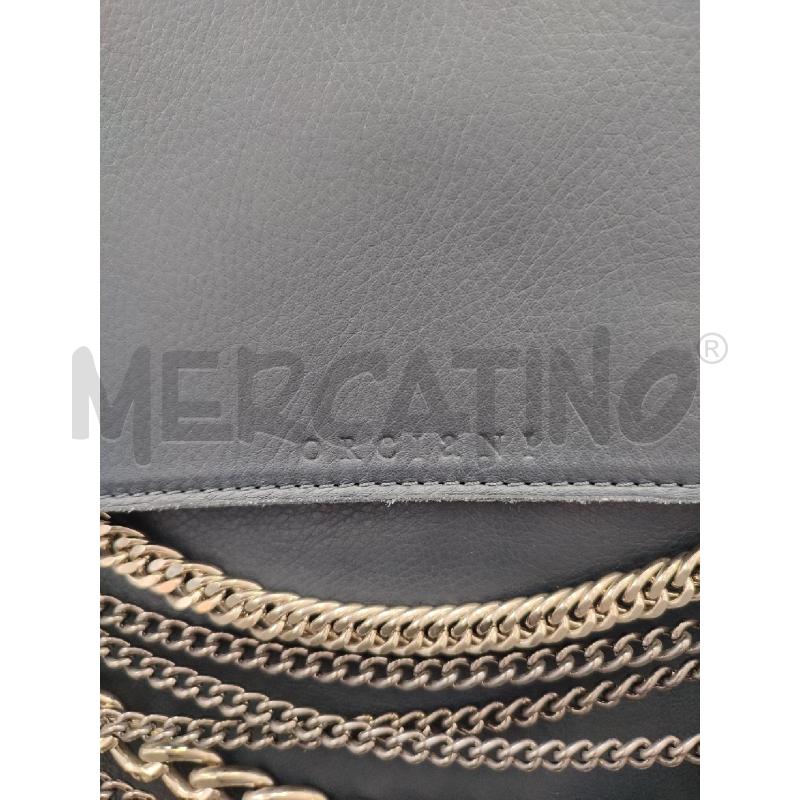 BORSA DONNA ORCIANI BLU PELLE CATENE  | Mercatino dell'Usato Roma montemario 2