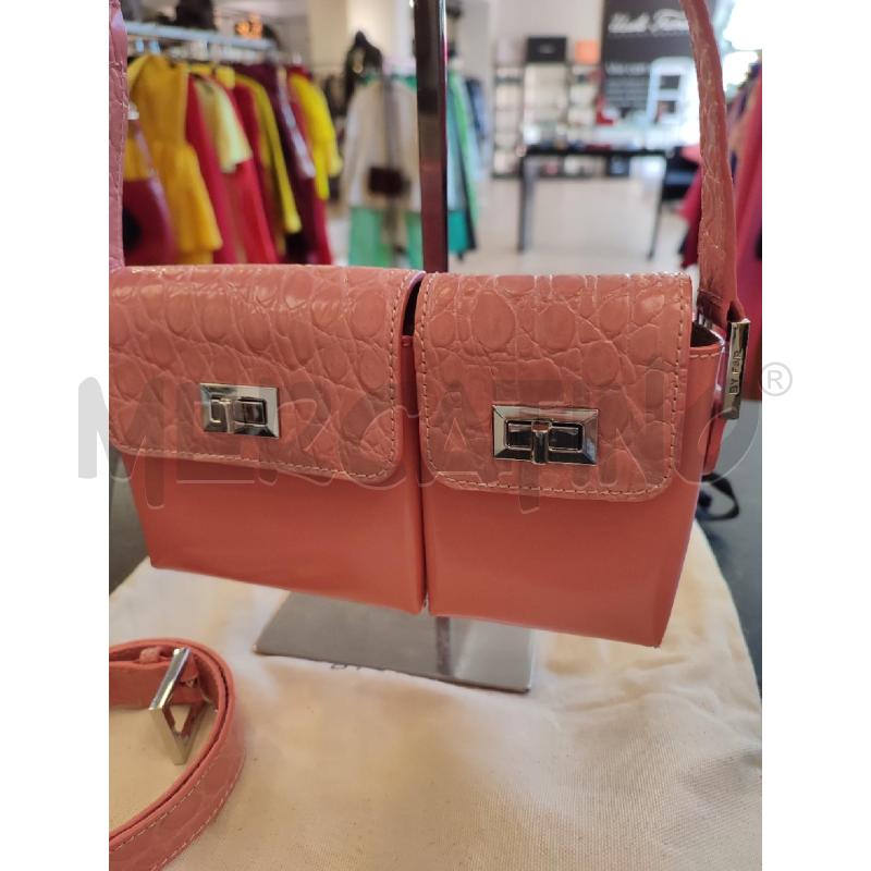 BORSA DONNA ROSA BY FAR 2 TASCHE | Mercatino dell'Usato Roma montemario 2