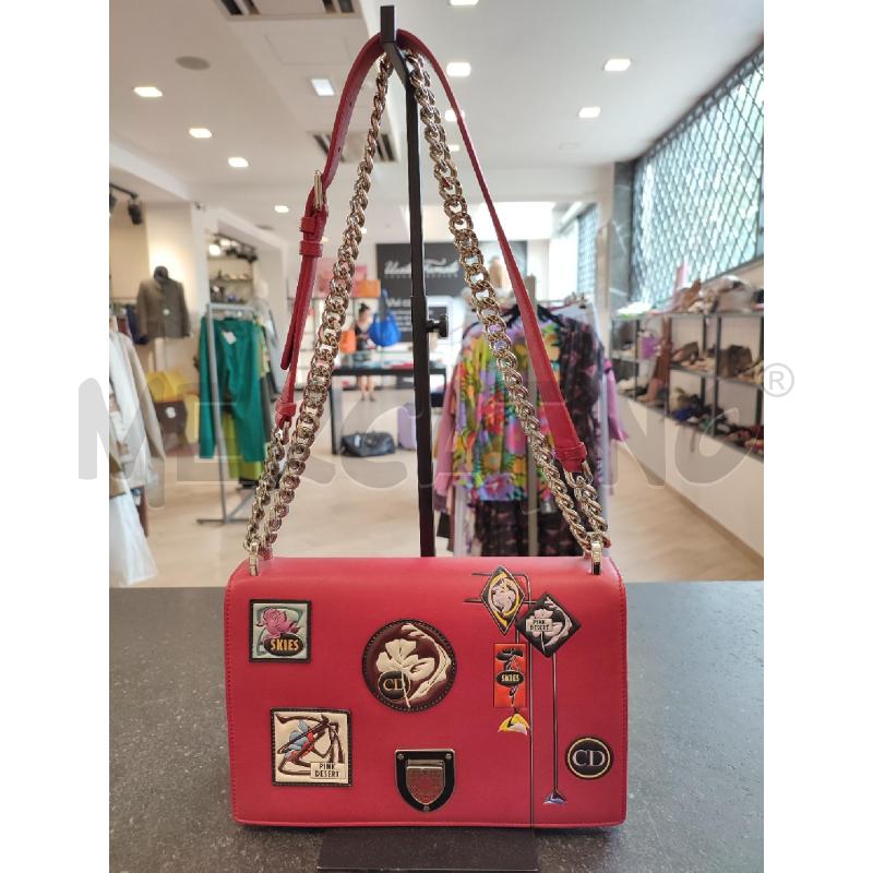 BORSA DONNA ROSSA DIOR  DIORAMA SKIES PINK DESERT | Mercatino dell'Usato Roma montemario 1