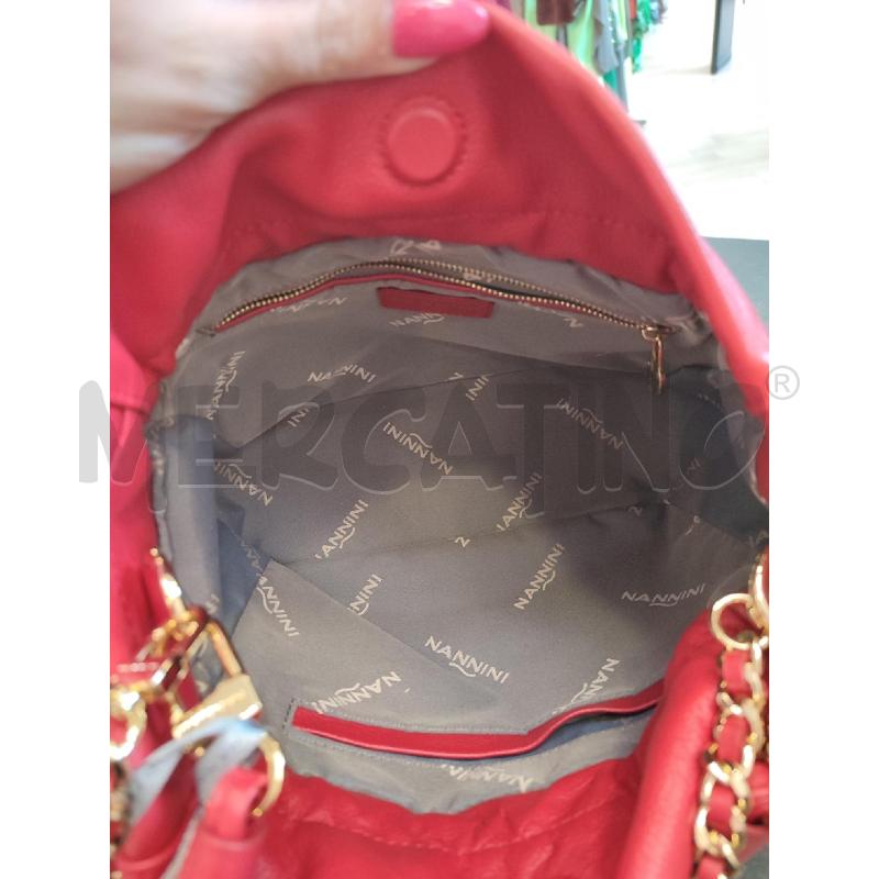 BORSA DONNA ROSSA NANNINI | Mercatino dell'Usato Roma montemario 2