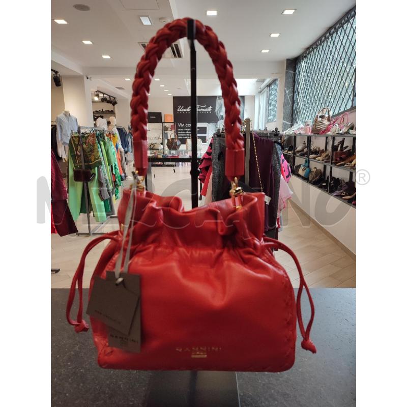 BORSA DONNA ROSSA NANNINI | Mercatino dell'Usato Roma montemario 4