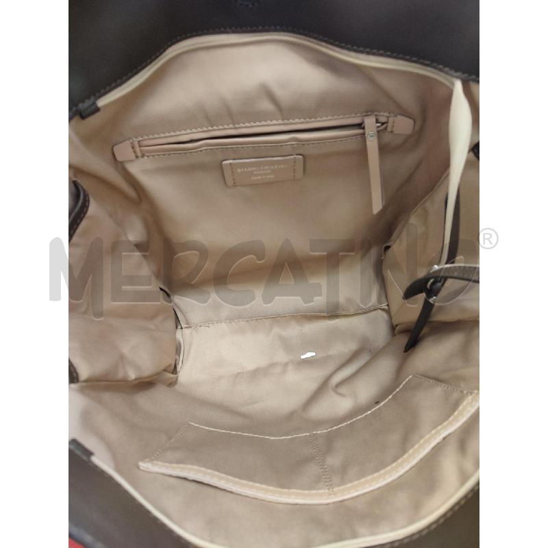 BORSA DONNA ROSSA TELA GIANNI CHIARINI  | Mercatino dell'Usato Roma montemario 4
