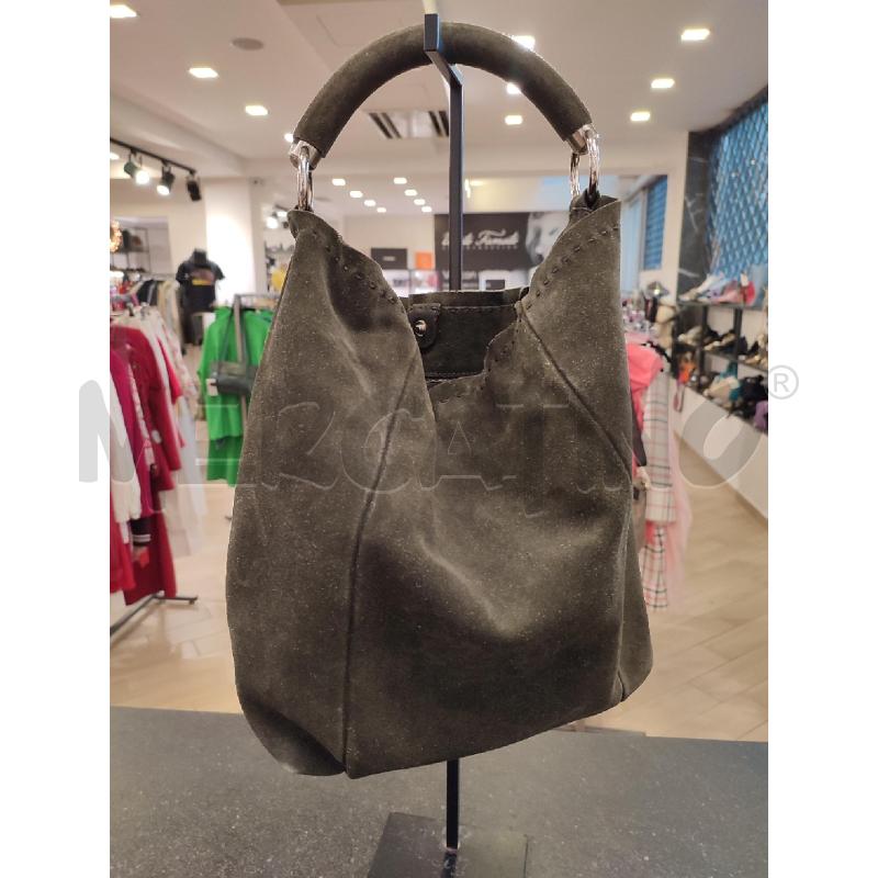 BORSA DONNA VERDE PRADA SCAMOSCIATA  | Mercatino dell'Usato Roma montemario 1