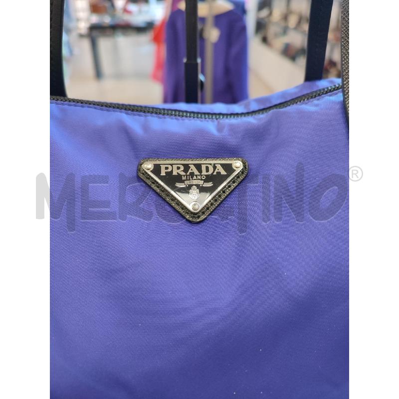 BORSA DONNA VIOLA PRADA | Mercatino dell'Usato Roma montemario 2