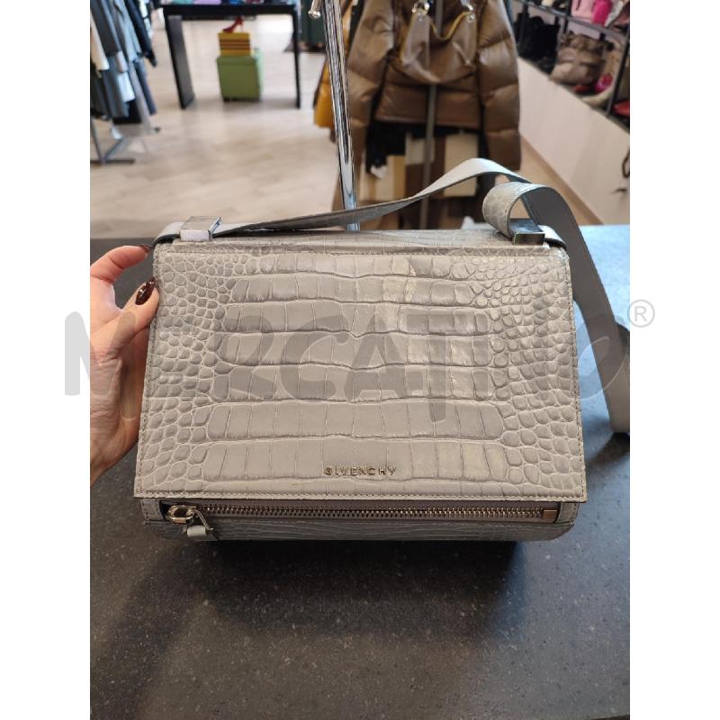 BORSA GRIGIA GIVENCHY PANDORA PELLE | Mercatino dell'Usato Roma montemario 1