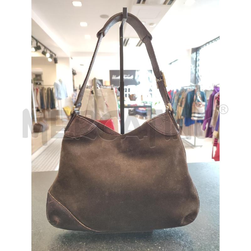 BORSA GUCCI HASLER HOBO MARRONE SCAMOSCIATA DA RIV | Mercatino dell'Usato Roma montemario 2
