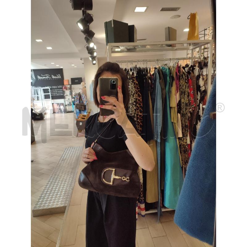 BORSA GUCCI HASLER HOBO MARRONE SCAMOSCIATA DA RIV | Mercatino dell'Usato Roma montemario 5