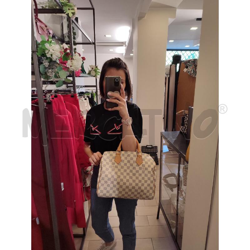 BORSA LOUIS VUITTON SPEEDY TELA DAMIER AZUR DU1099 | Mercatino dell'Usato Roma montemario 5