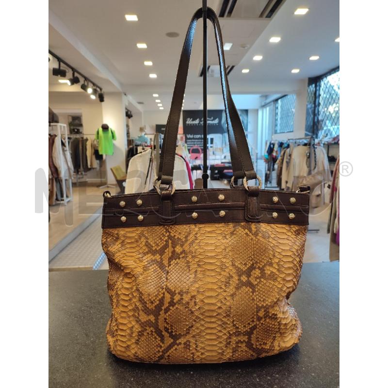 BORSA MARRONE GUCCI PELLE ESOTICA 141906 | Mercatino dell'Usato Roma montemario 2