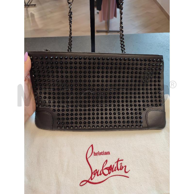 BORSA NERA CHRISTIAN LOUBOUTIN BORCHIE | Mercatino dell'Usato Roma montemario 2