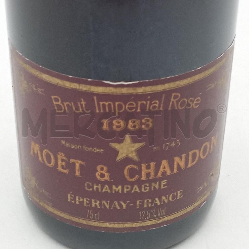 BOTTIGLIA MOET CHANDON 1983 BRUT IMPERIAL ROSE | Mercatino dell'Usato Roma montemario 4
