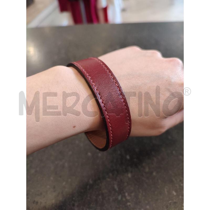 BRACCIALE BORDEAUX HERMES SELLIER  | Mercatino dell'Usato Roma montemario 3