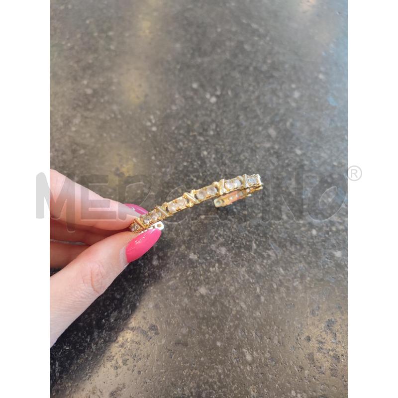 BRACCIALE DORATO VESTOPAZZO MANETTA | Mercatino dell'Usato Roma montemario 1