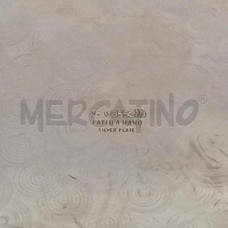 CACHEPOT CASSETTI SILVER BATTUTO FORMA ZUCCA | Mercatino dell'Usato Roma montemario 3