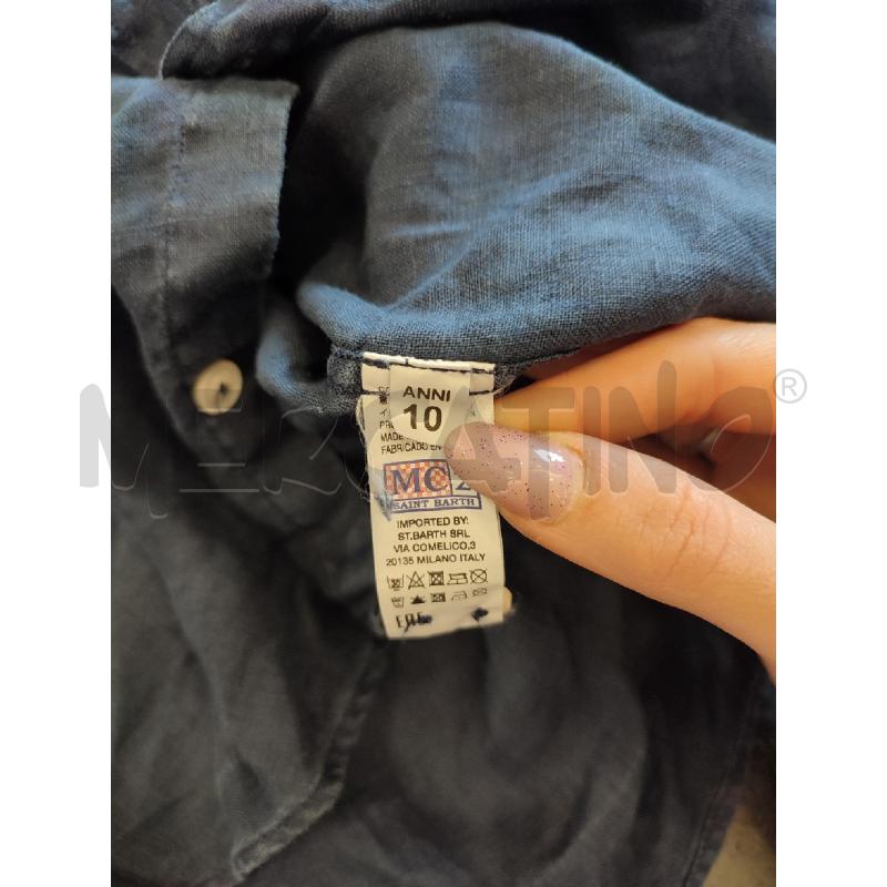 CAMICIA BAMBINO BLU SAINT BARTH LINO | Mercatino dell'Usato Roma montemario 3