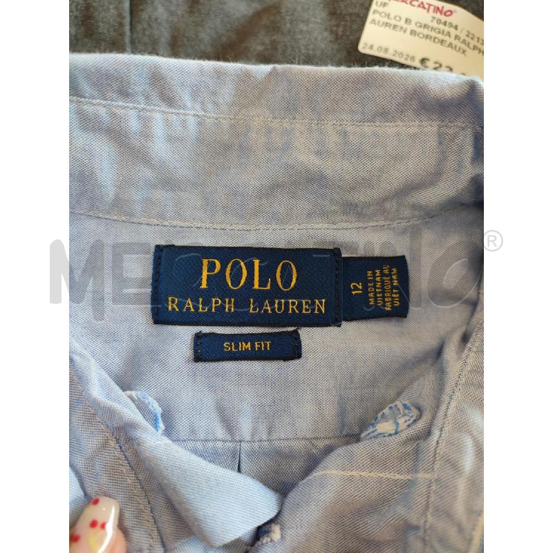 CAMICIA B CELESTE RALPH LAUREN  | Mercatino dell'Usato Roma montemario 2