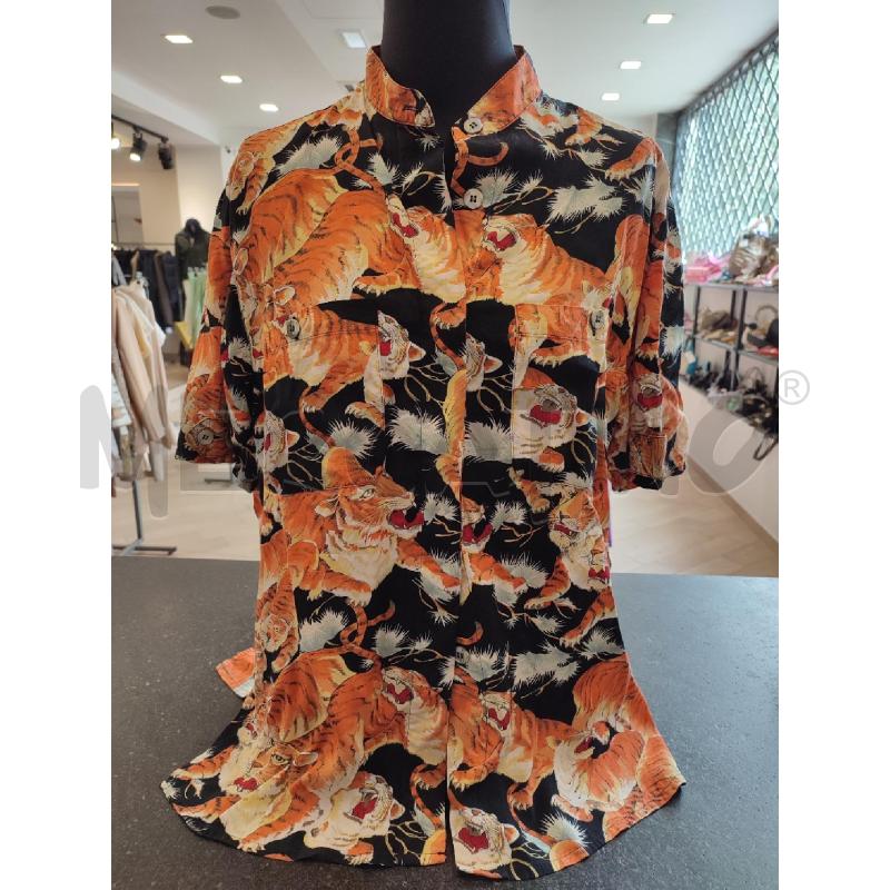 CAMICIA DONNA ARANCIO TIGRE KRIZIA | Mercatino dell'Usato Roma montemario 1