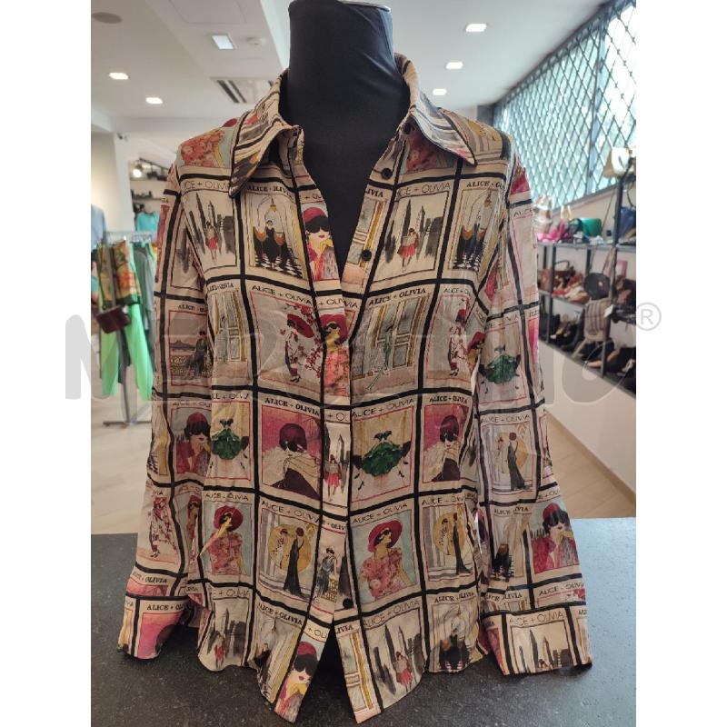 CAMICIA DONNA BEIGE ALICE + OLIVIA | Mercatino dell'Usato Roma montemario 1