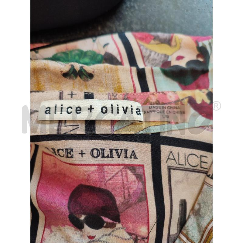 CAMICIA DONNA BEIGE ALICE + OLIVIA | Mercatino dell'Usato Roma montemario 3