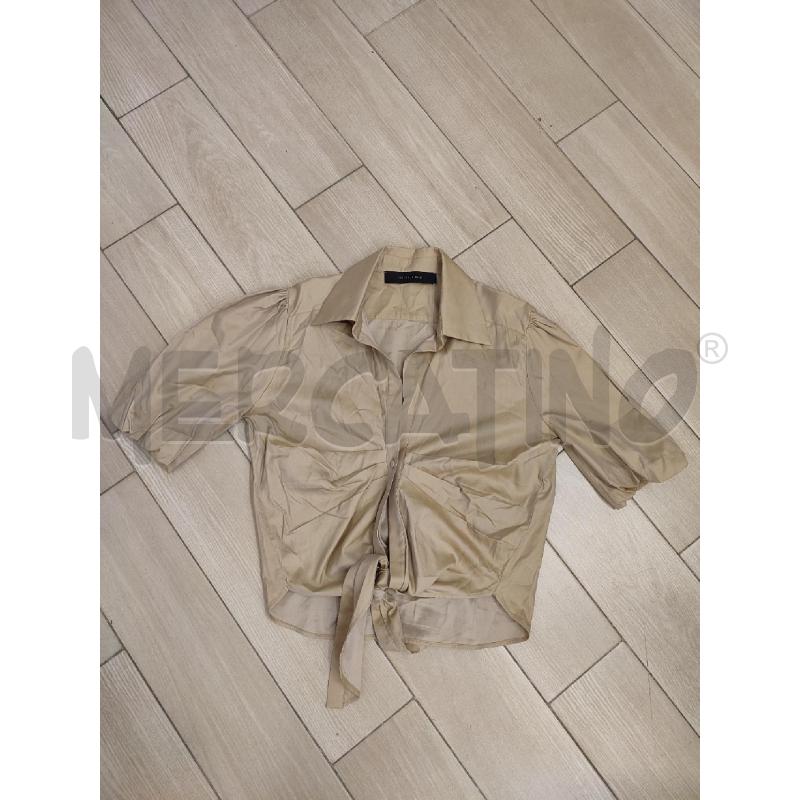 CAMICIA DONNA BEIGE FEDERICA TOSI | Mercatino dell'Usato Roma montemario 1