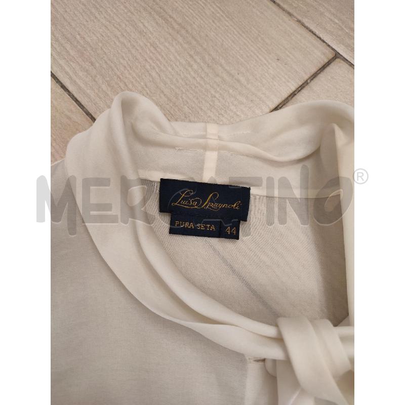 CAMICIA DONNA BEIGE LUISA SPAGNOLI SETA | Mercatino dell'Usato Roma montemario 2