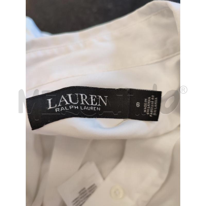 CAMICIA DONNA BIANCA CROP RALPH LAUREN | Mercatino dell'Usato Roma montemario 2