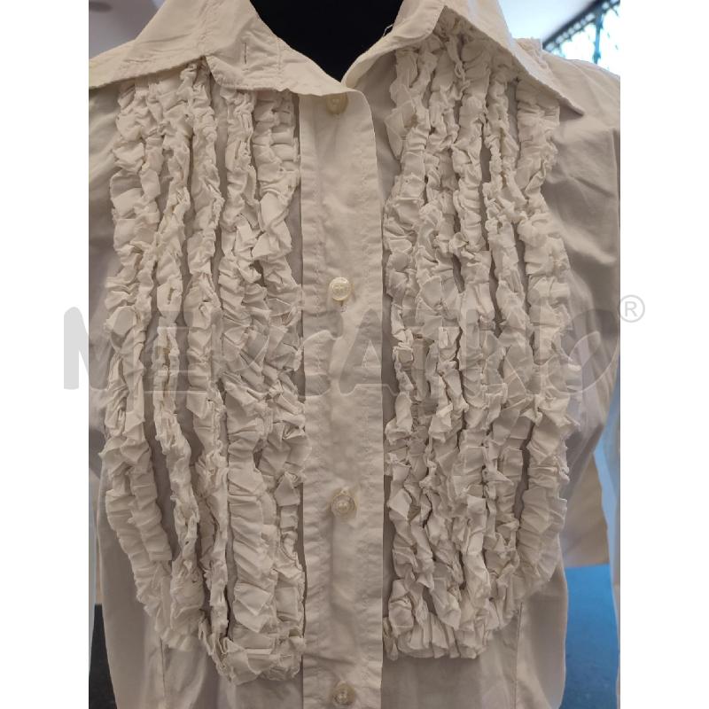 CAMICIA DONNA BIANCA ETRO RUCHE  | Mercatino dell'Usato Roma montemario 2