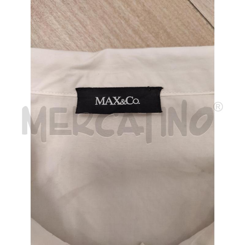 CAMICIA DONNA BIANCA MAX E CO LACCIO DAVANTI | Mercatino dell'Usato Roma montemario 2
