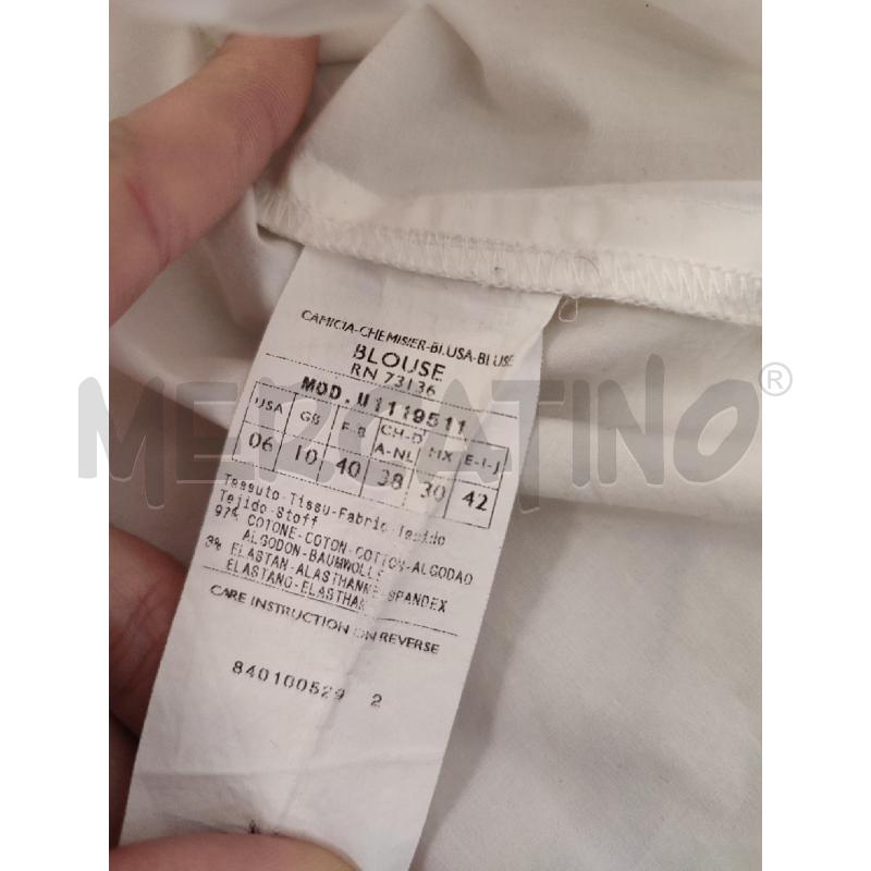 CAMICIA DONNA BIANCA MAX E CO LACCIO DAVANTI | Mercatino dell'Usato Roma montemario 3
