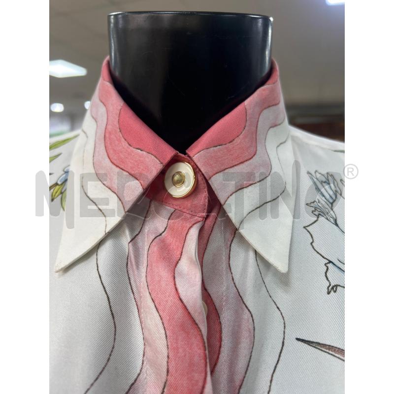 CAMICIA DONNA CASABLANCA TENNIS CLUB FIORI 100% SETA | Mercatino dell'Usato Roma montemario 3