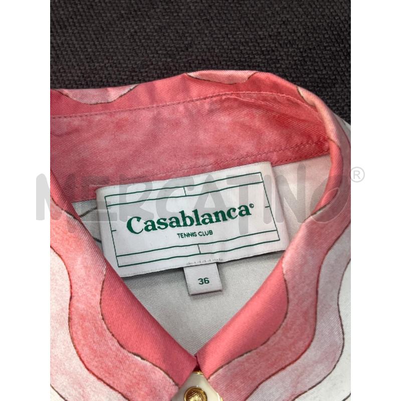 CAMICIA DONNA CASABLANCA TENNIS CLUB FIORI 100% SETA | Mercatino dell'Usato Roma montemario 5