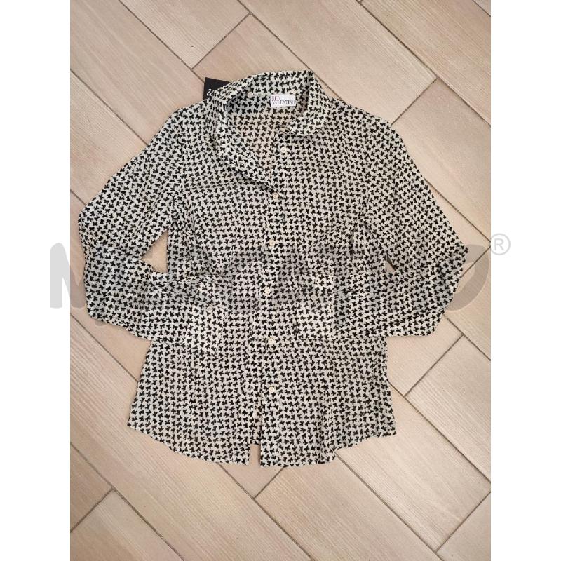 CAMICIA DONNA FIOCCHETTI NERI RED VALENTINO | Mercatino dell'Usato Roma montemario 1