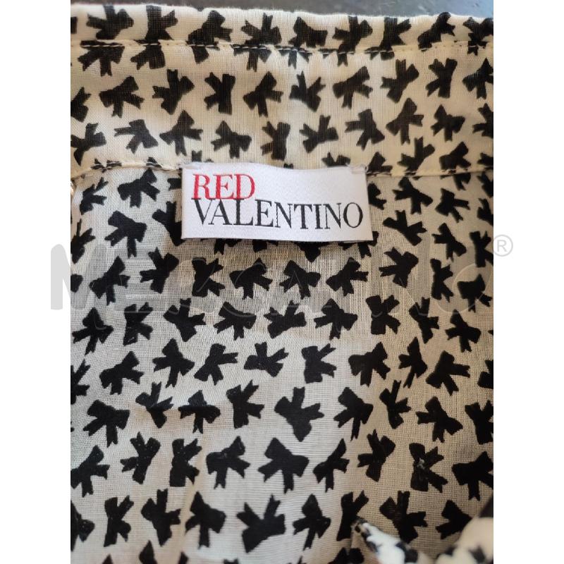 CAMICIA DONNA FIOCCHETTI NERI RED VALENTINO | Mercatino dell'Usato Roma montemario 2