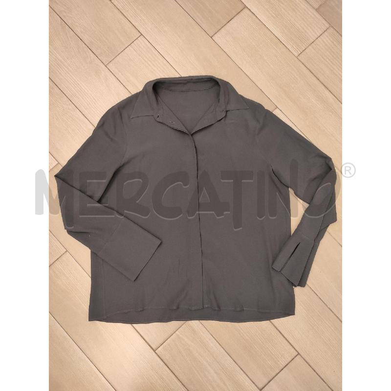 CAMICIA DONNA GRIGIA FEDERICA TOSI | Mercatino dell'Usato Roma montemario 1
