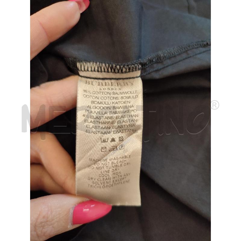 CAMICIA DONNA NERA BURBERRY | Mercatino dell'Usato Roma montemario 3