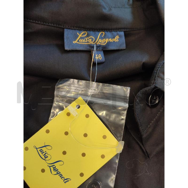 CAMICIA DONNA NERO LUISA SPAGNOLI | Mercatino dell'Usato Roma montemario 2