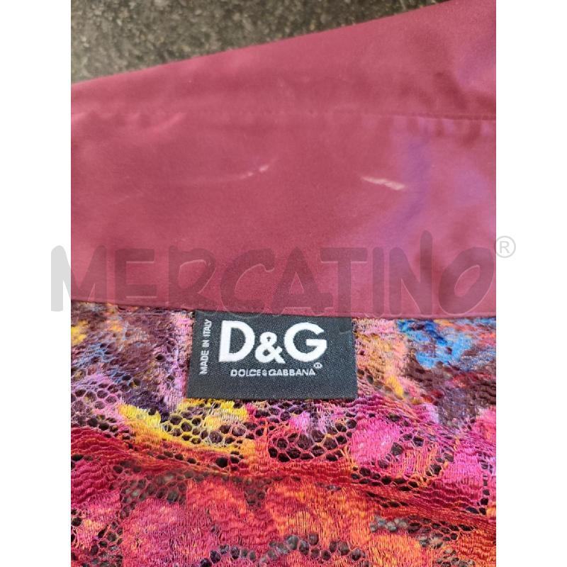 CAMICIA DONNA ROSSA DEG SFUMATA PIZZO | Mercatino dell'Usato Roma montemario 3
