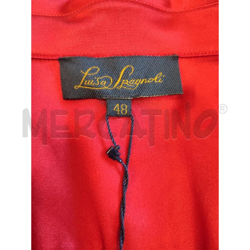 CAMICIA DONNA ROSSO LUISA SPAGNOLI | Mercatino dell'Usato Roma montemario 3