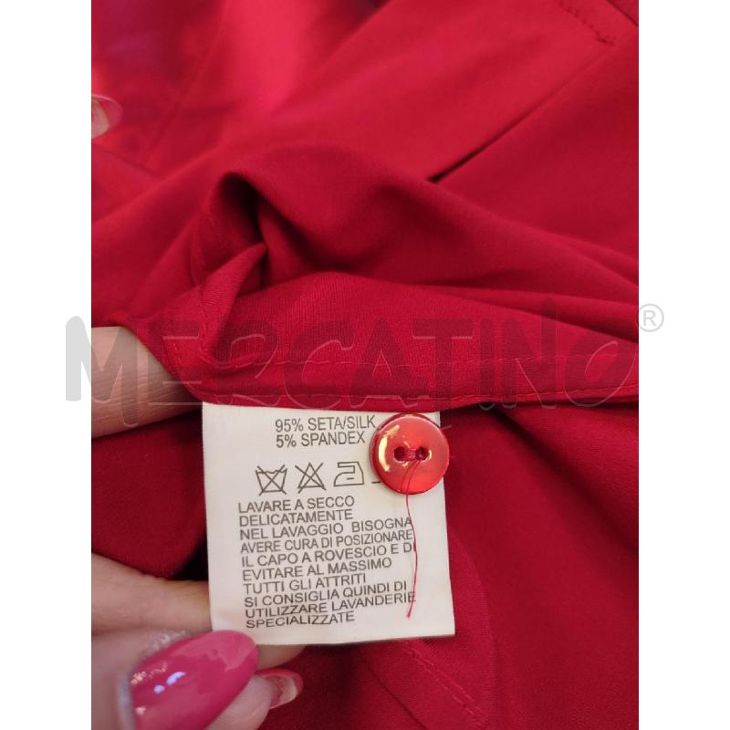 CAMICIA DONNA ROSSO LUISA SPAGNOLI | Mercatino dell'Usato Roma montemario 4