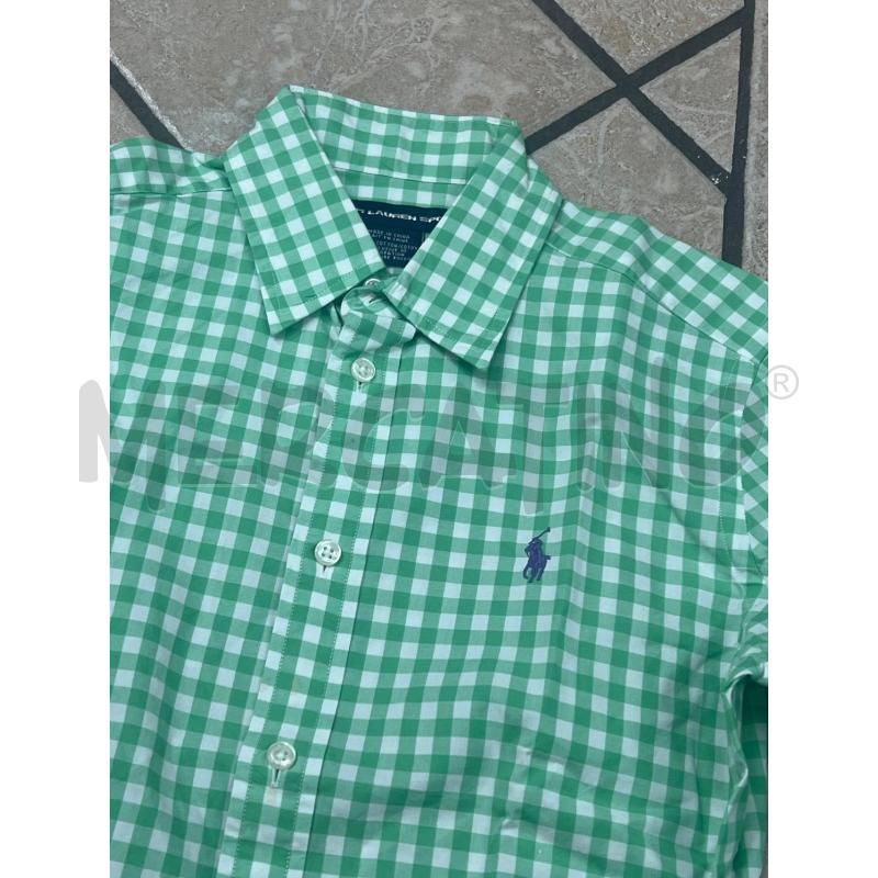 CAMICIA DONNA VERDE QUADRI RALPH VIOLA | Mercatino dell'Usato Roma montemario 2
